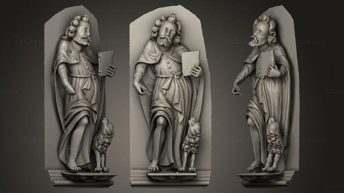 Статуи религиозные (Жеба в Мареке, STKRL_0021) 3D модель для ЧПУ станка